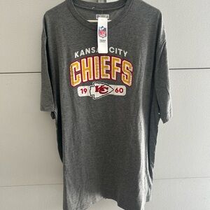 NFL Apparel Kansas City Chiefs Gray T-Shirt 1960 Men’s 2XL NWT